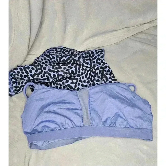 Lululemon Dancing Warrior Tank Ace Spot Lullaby Black Size 6 Build In Bra Yoga - Picture 6 of 6